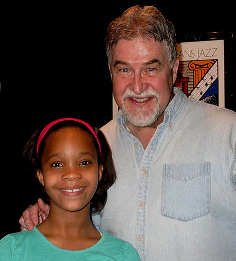 Airlift Productions Proprietor Micheal Ziants along with the youngest Best Actress Nominee in the history of the Academy Awards - Quvenzhane Wallis - at the Airlift Studios 2014