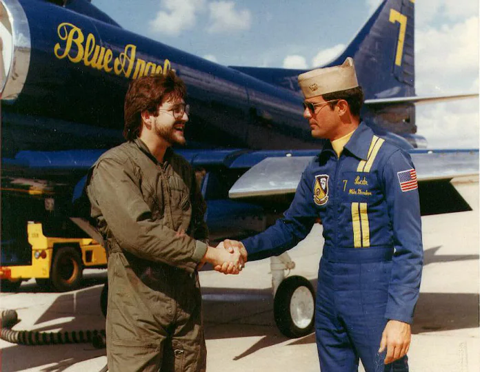 MikeGershonAndMichealZiantsBlueAngels 1984