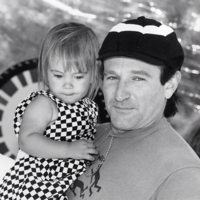 Robin Williams with daughter Zelda ~ his final Instagram post