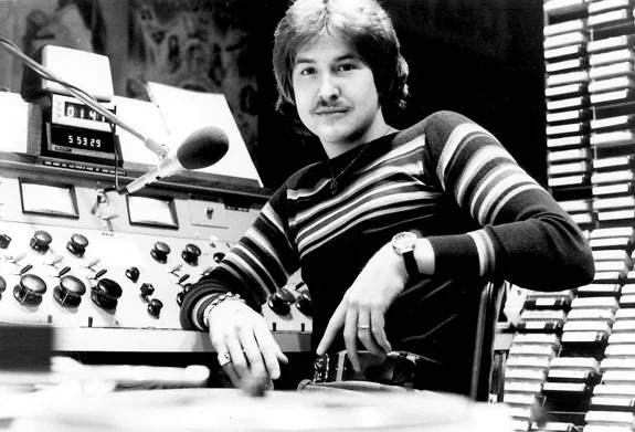 NewOrleansVoiceTalentMichealZiantsOnAirWKBOin1976