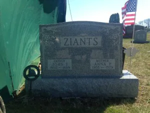 Phyllis' ashes - and her Charles - are now interred to the left of this headstone, Grandview Cemetery, Johnstown, Pennsylvania